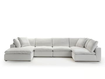 FLUFFY - Modular fabric sofa with removable cover by Siwa Soft Style - view 2
